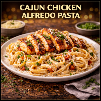 Cajun Chicken Alfredo Pasta