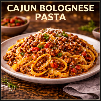 Cajun Bolognese Pasta