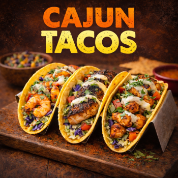 Tacos Cajún (3 Unidades)