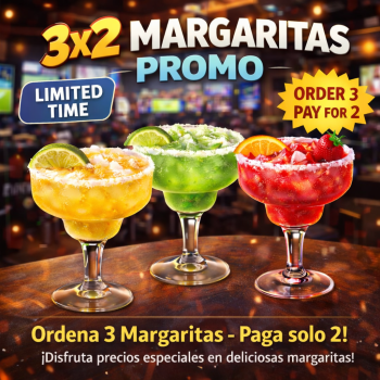 Promo 3x2 Margaritas