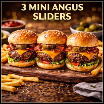 3 Mini Angus Sliders